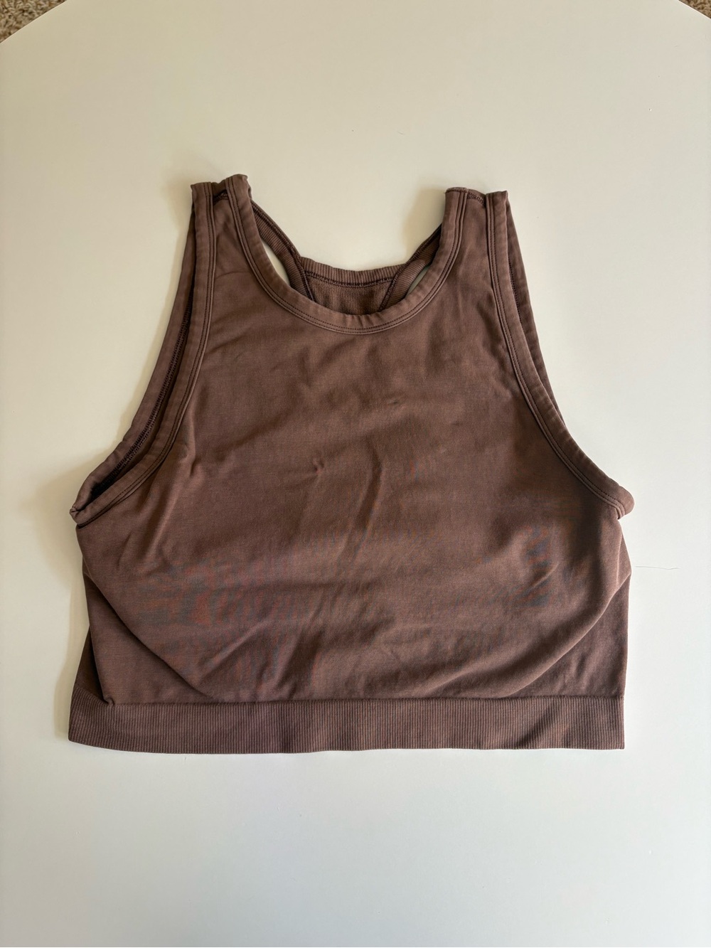 GYMSHARK | WOMEN’S CROPPED DOUBLE LINED TANK TOP | SIZE LARGE